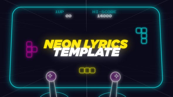 Neon Lyrics Template and Elements - Download 33898976 Videohive