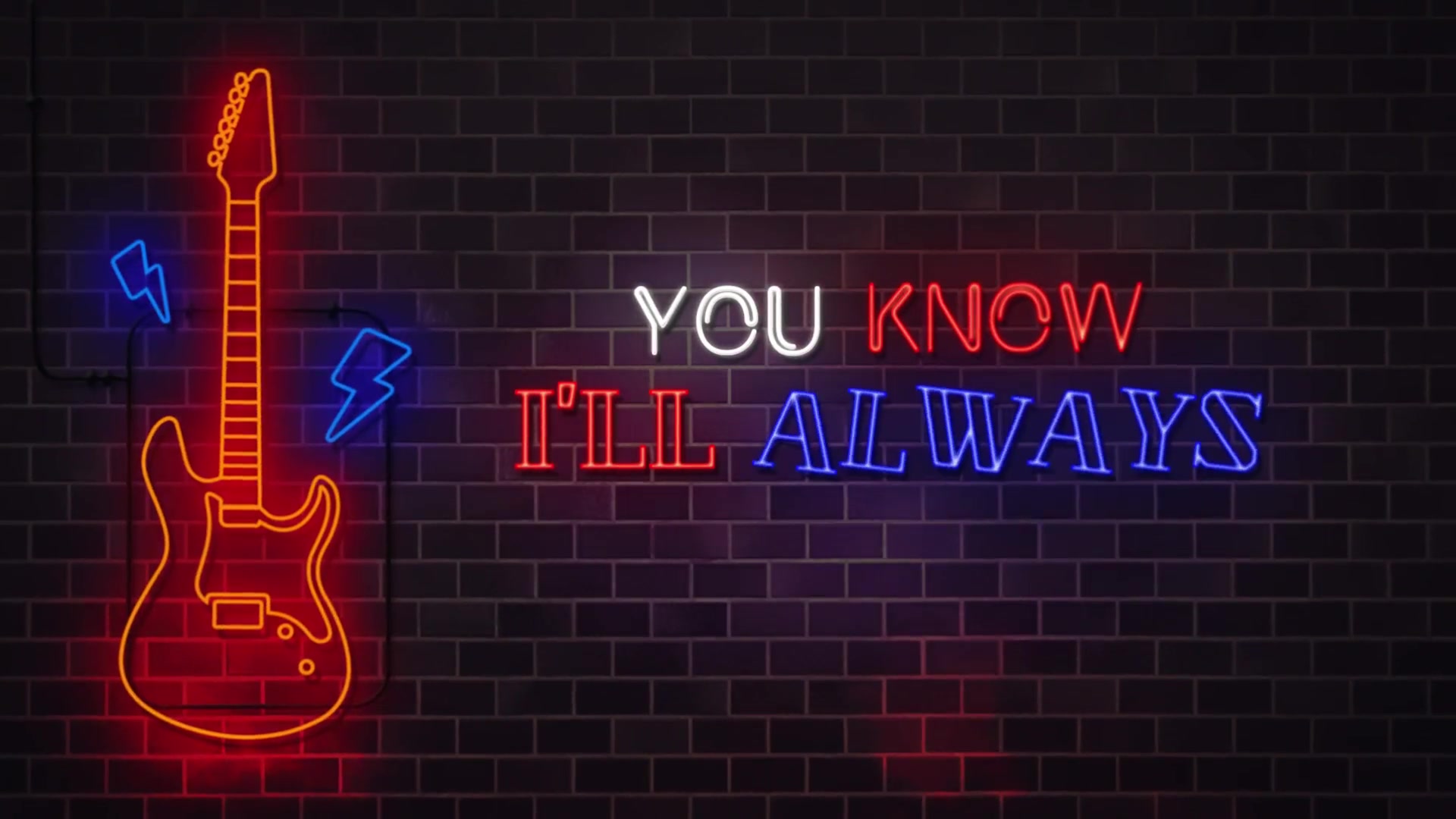 Neon Lyrics Template Videohive 23555778 After Effects Image 10