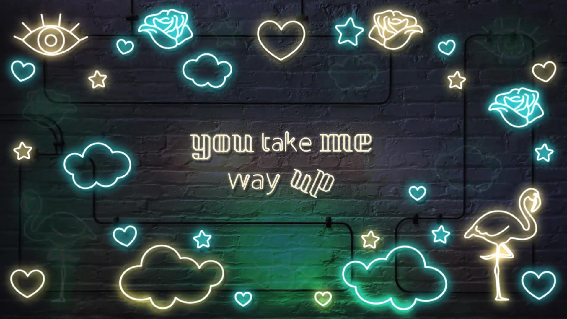 Neon Lyrics Template Videohive 23555778 After Effects Image 11