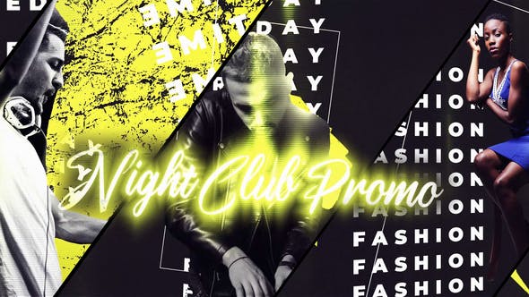 Neon Night Promo - 34560464 Videohive Download