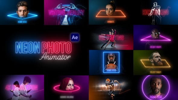 Neon Photo Animator - Download Videohive 36109415
