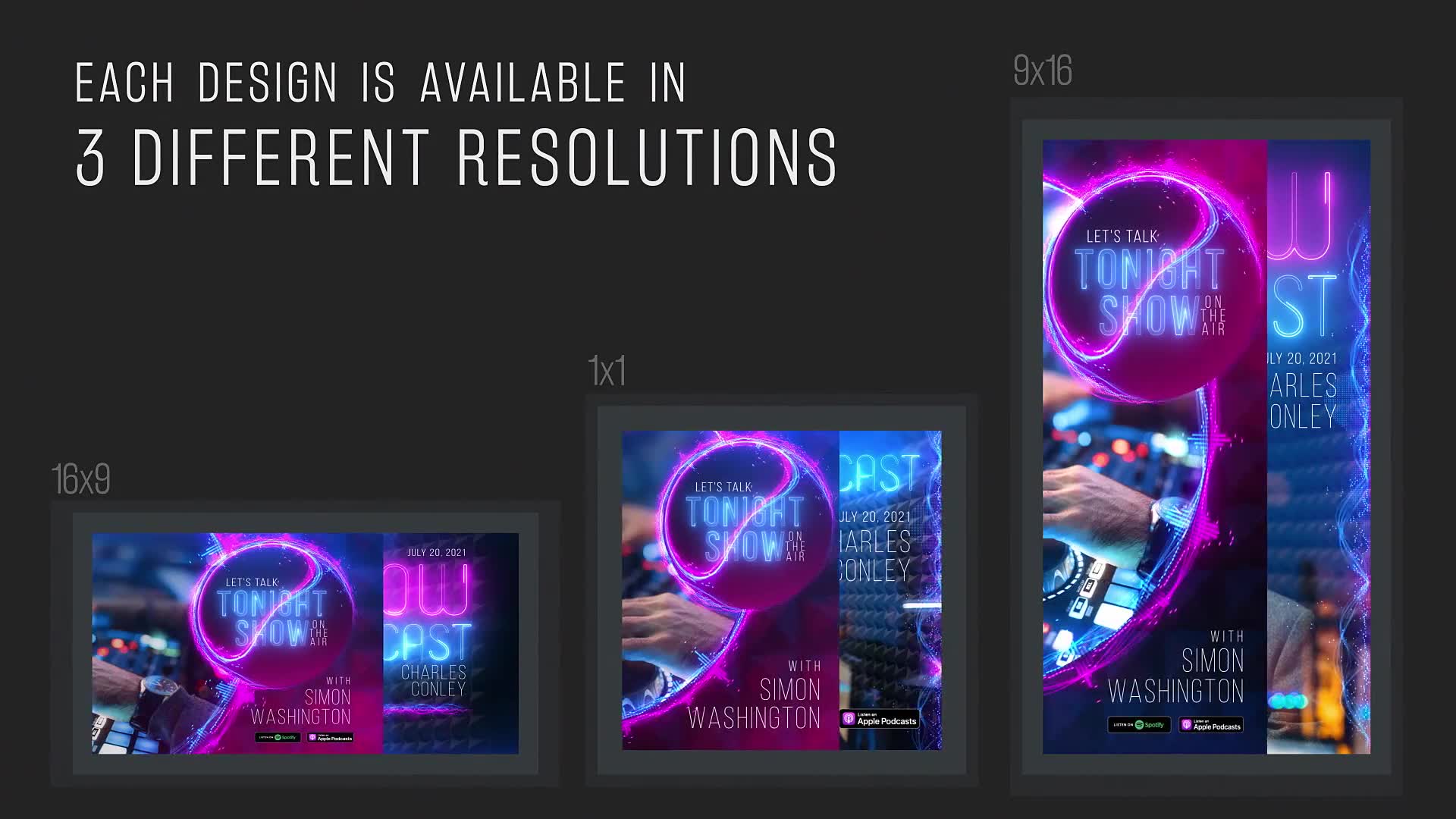 Neon Podcast | Audio and Music Visualizations Tool Videohive 33321636 After Effects Image 2