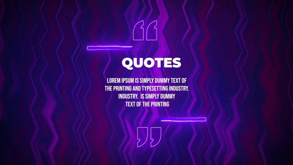 Neon Quotes Videohive 28882286 After Effects Image 4