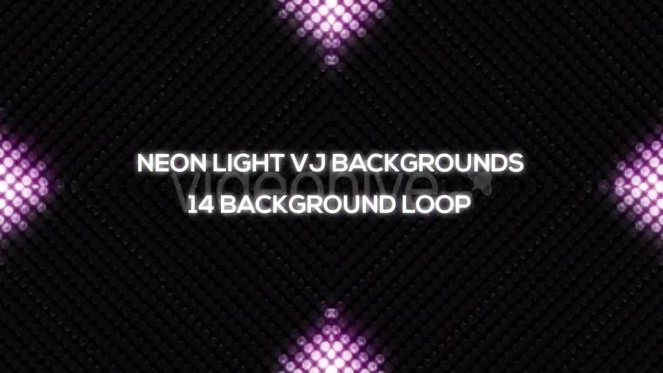 Neon Round Lights VJ Backgrounds 14 Pack - Download Videohive 11772515