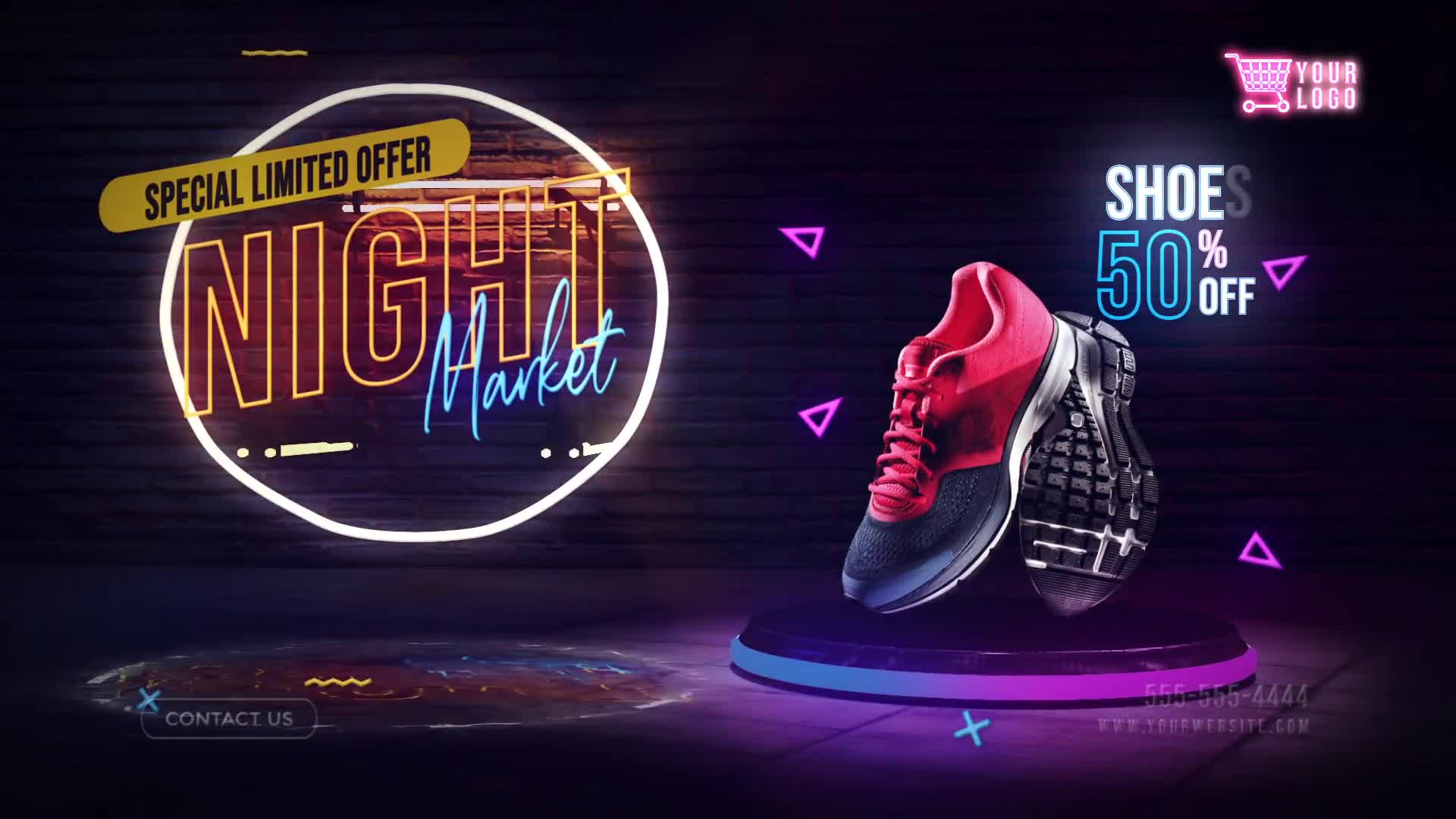 Neon Sales Videohive 34925741 After Effects Image 1