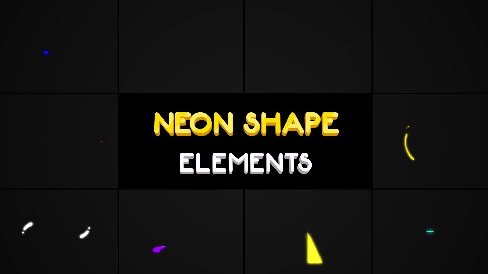Neon Shape Elements | Premiere Pro MoGRT Videohive 25118798 Premiere Pro Image 2