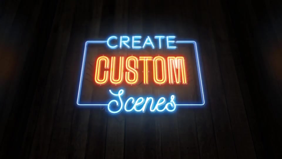 Neon Sign Kit With Photo Motion - Download Videohive 20037583