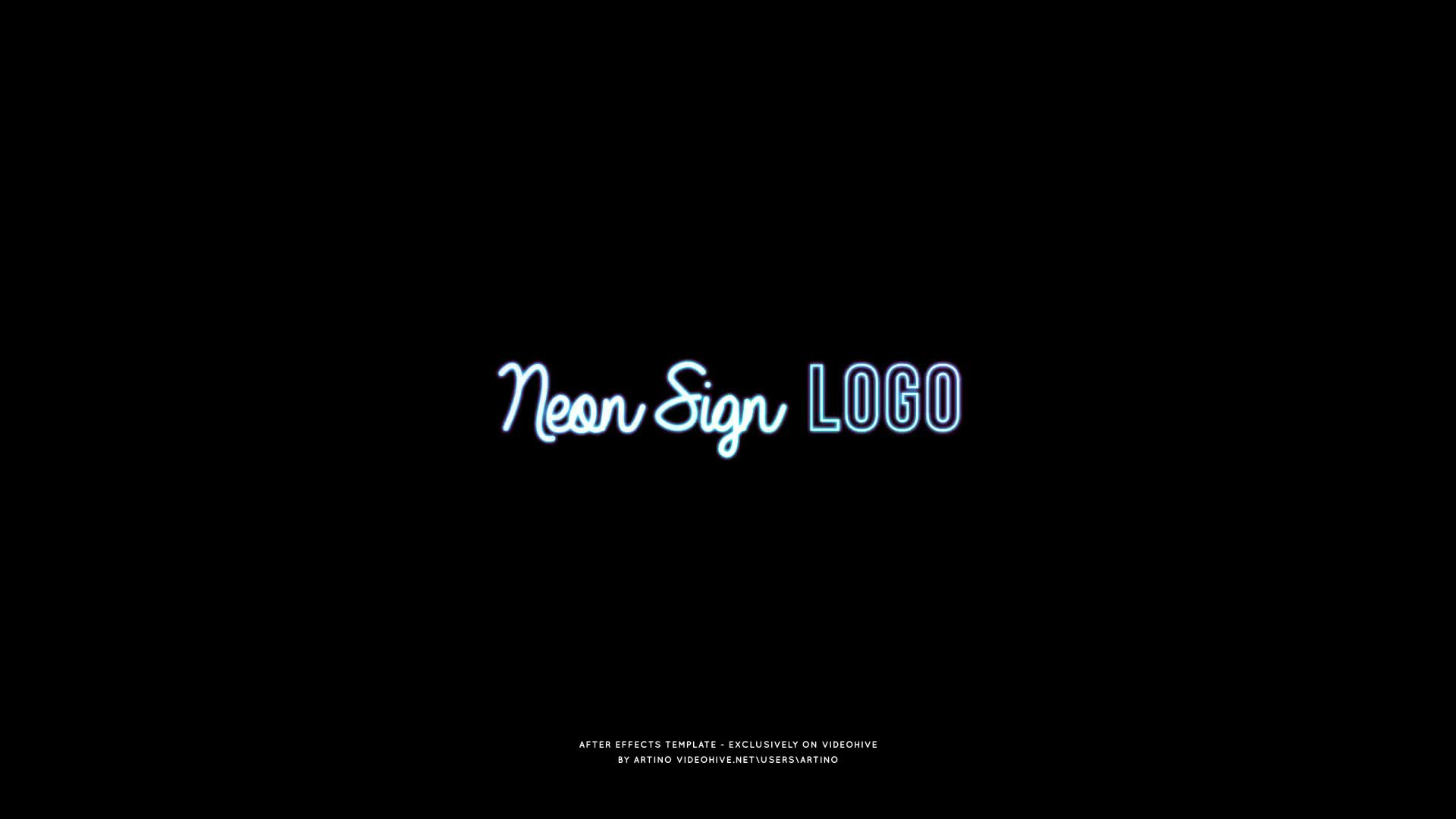 Neon Sign Logo Videohive 24695190 After Effects Image 1
