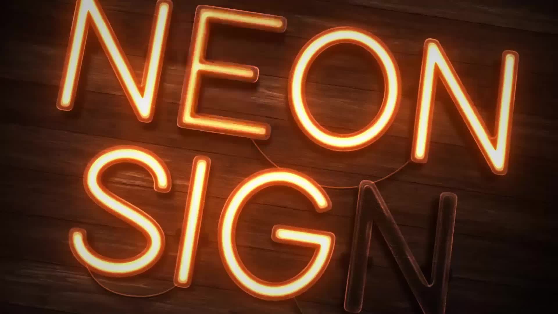 Neon Sign Titles Videohive 24531517 Premiere Pro Image 1