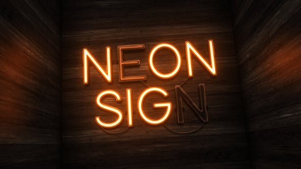 Neon Sign Titles - 24531517 Videohive Download
