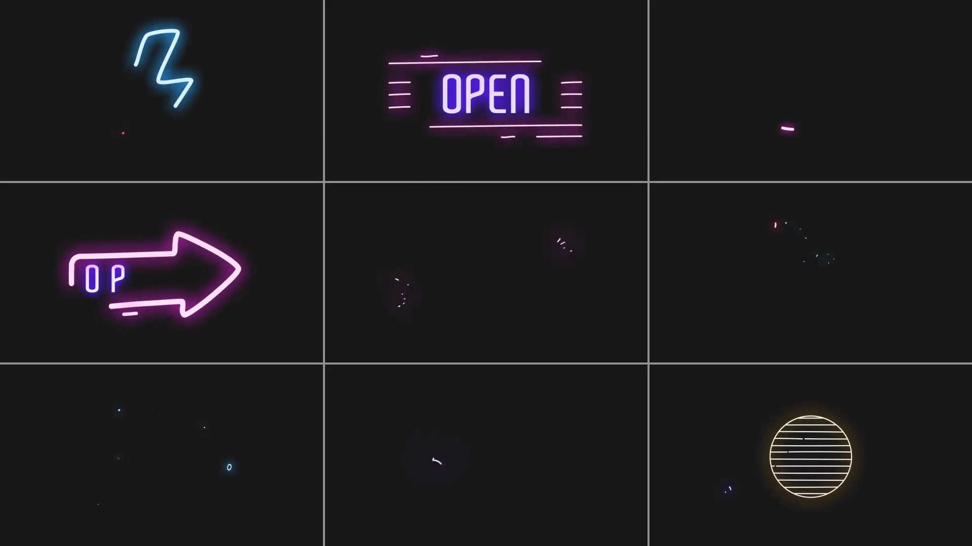 Neon Signs for After Effects Videohive 36189209 After Effects Image 6