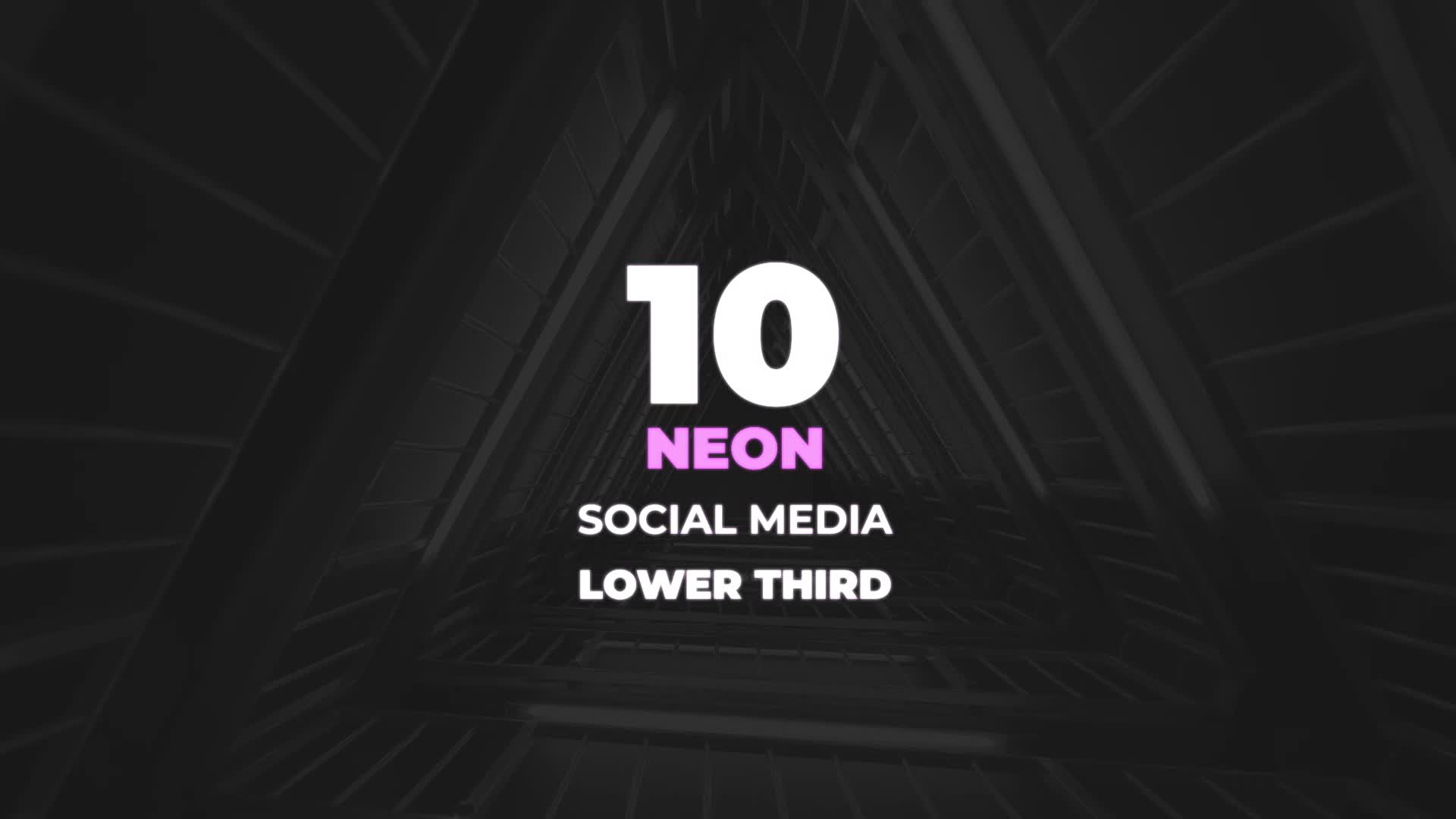 Neon Social Lower Thirds Videohive 33111083 After Effects Image 1