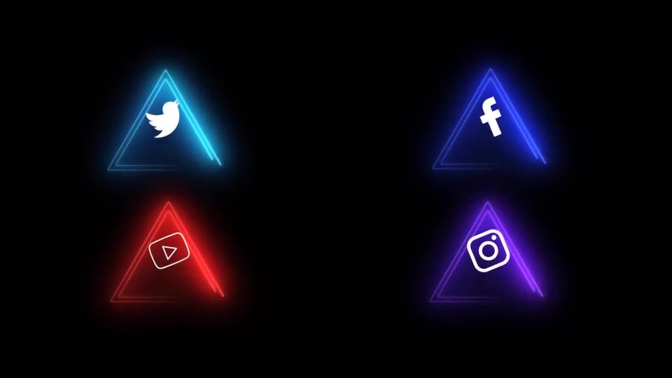 Neon Social Media Lower Thirds Videohive 26120929 After Effects Image 2