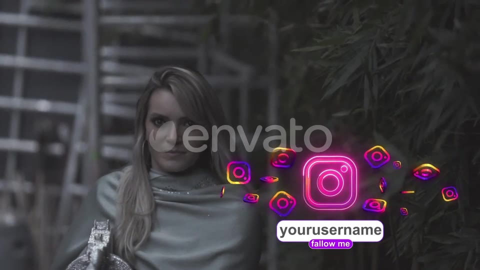 Neon Social Media Lower Thirds Videohive 33624232 Motion Graphics Image 3