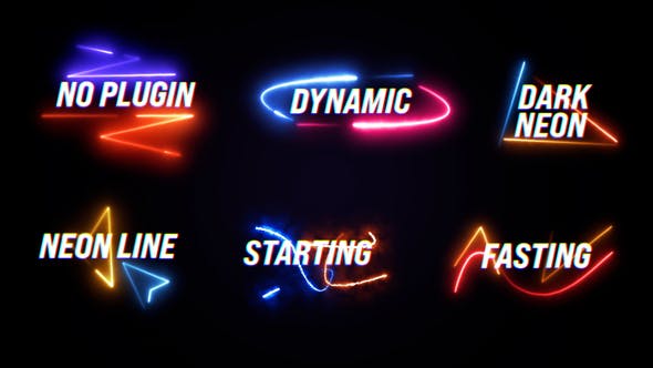 Neon Text Animation - Download 40473202 Videohive
