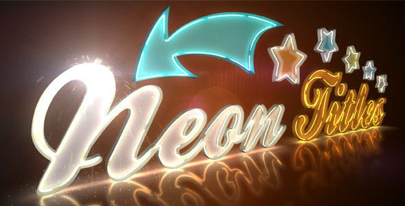 Neon Titles - 3738942 Videohive Download