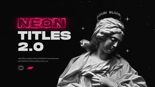 Neon Titles - 38676121 Download Videohive