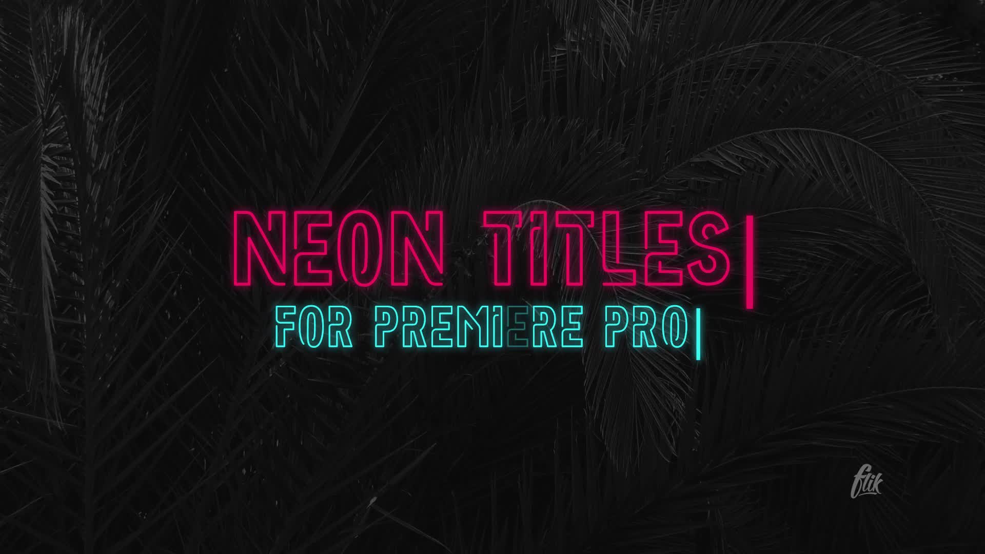 Neon Titles - Download Videohive 22504018