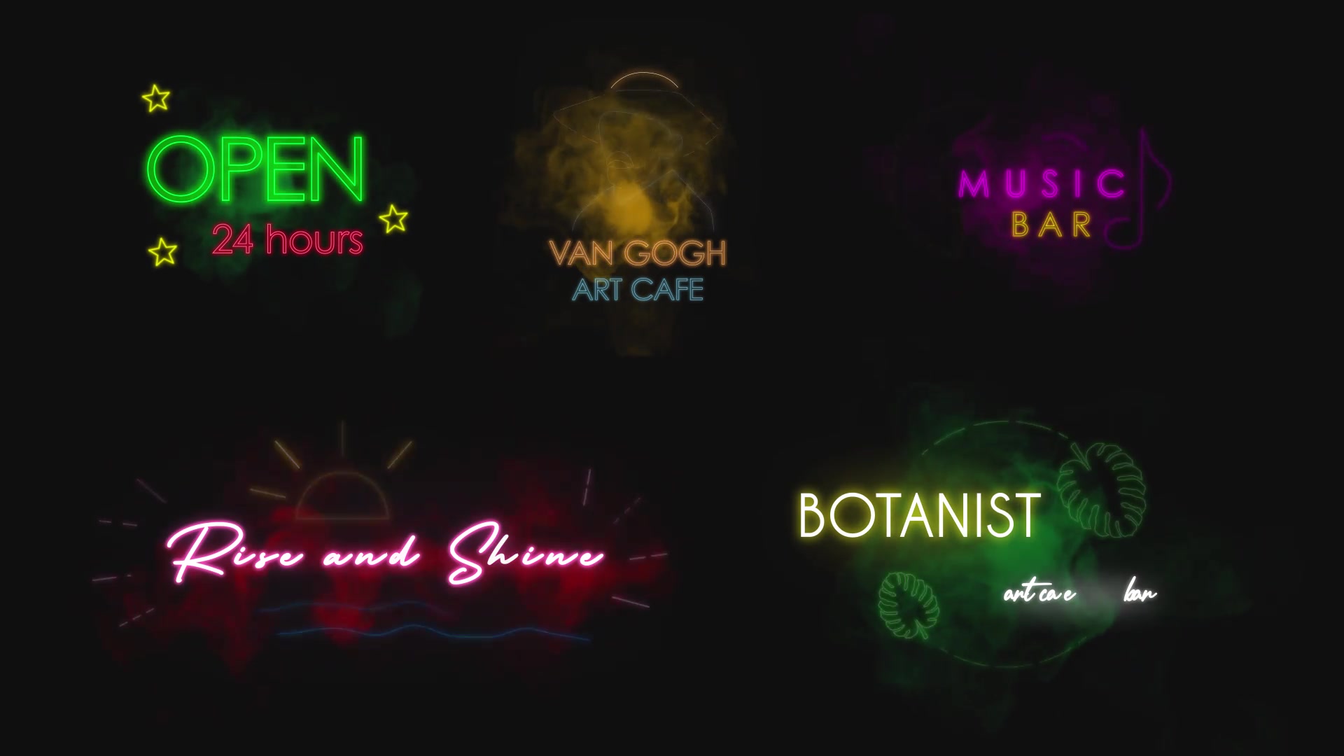 Neon Titles for FCPX Videohive 39100859 Apple Motion Image 11