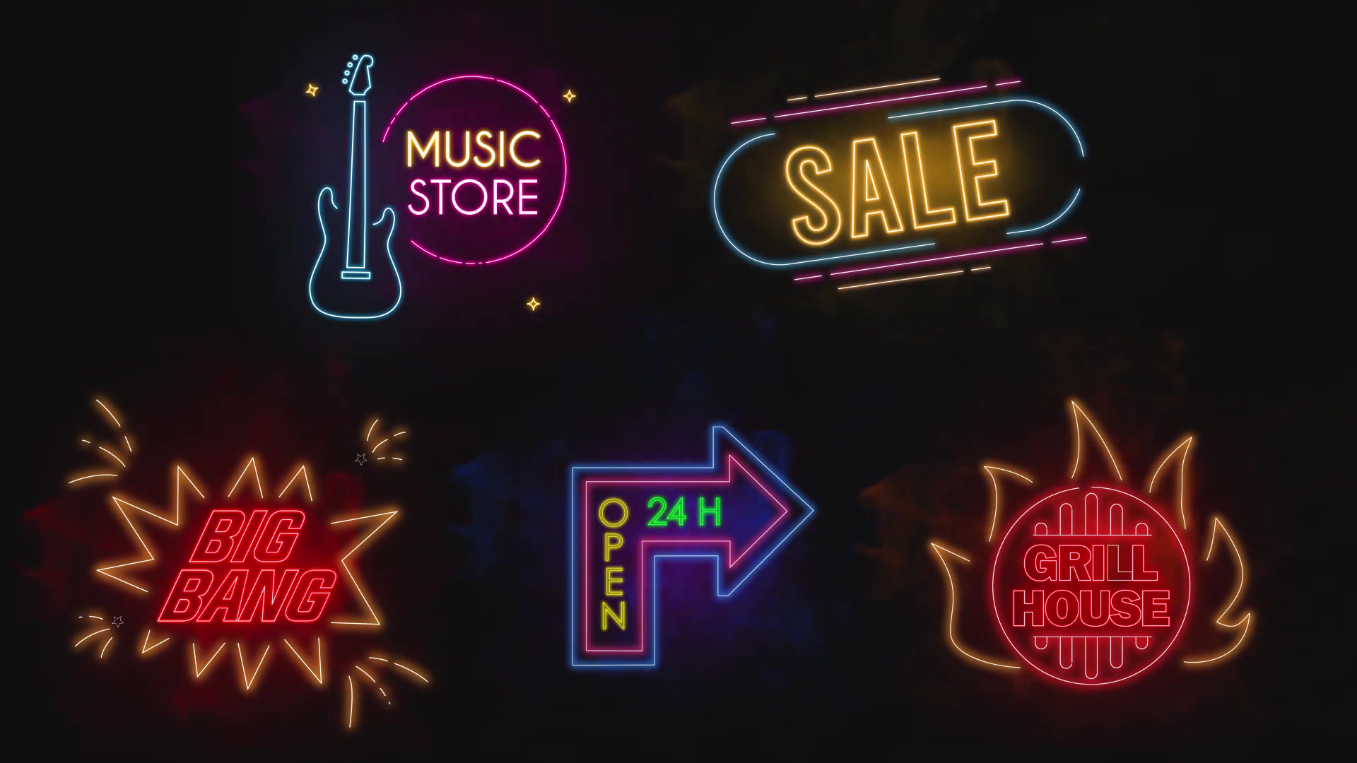 Neon Titles || Premiere Pro MOGRT Videohive 34467228 Premiere Pro Image 13