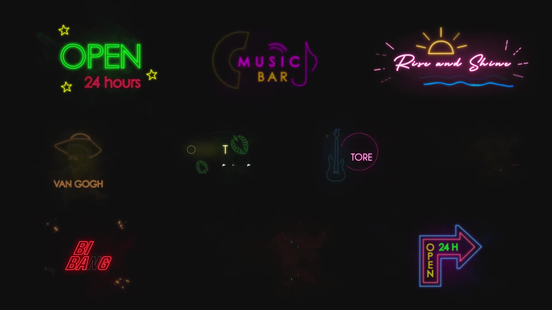 Neon Titles || Premiere Pro MOGRT Videohive 34467228 Premiere Pro Image 2