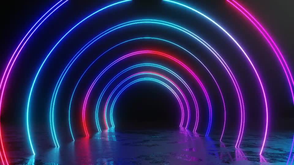 Neon Tunnel Electric Logo Videohive 33283740 After Effects Image 1