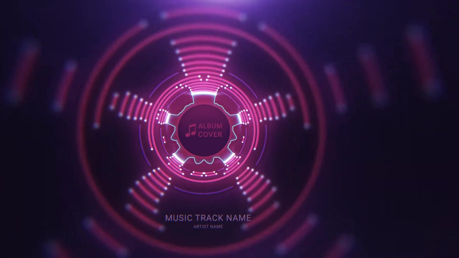 Neon Tunnel Music Visualizer Videohive 29854497 After Effects Image 3