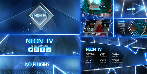 Neon TV Broadcast Package - Download Videohive 12318357