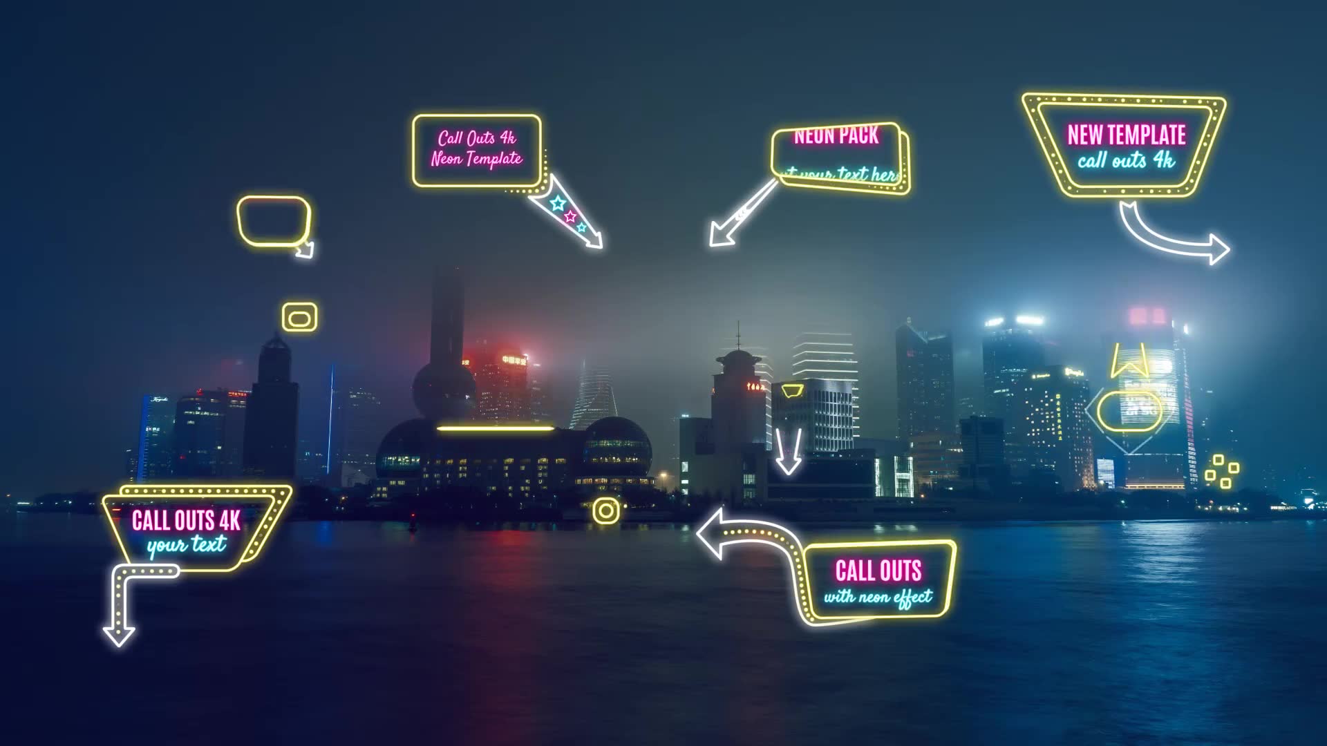 Neon Vegas Pack 4K Videohive 33558977 After Effects Image 2