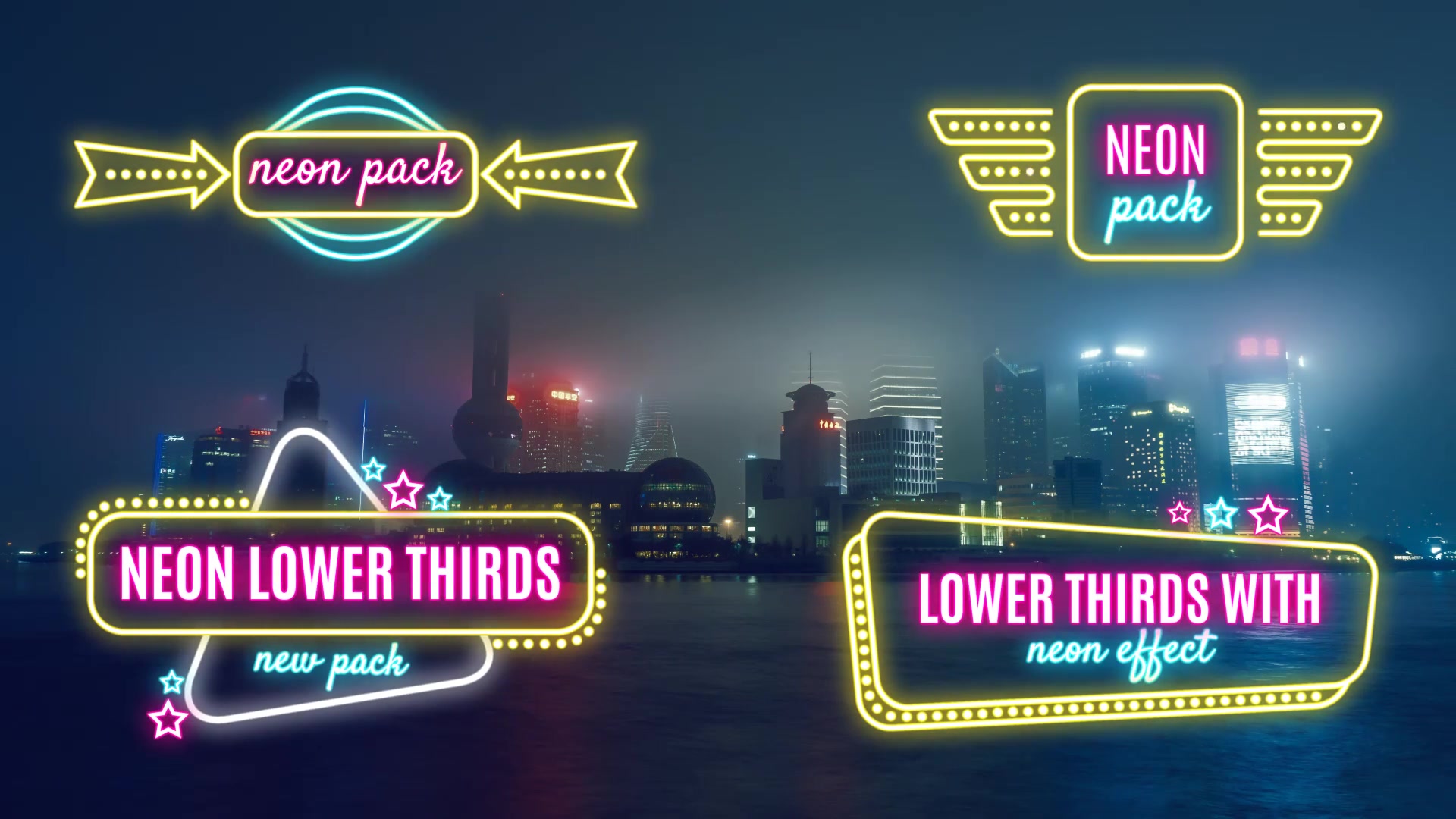 Neon Vegas Pack 4K Videohive 33558977 After Effects Image 4