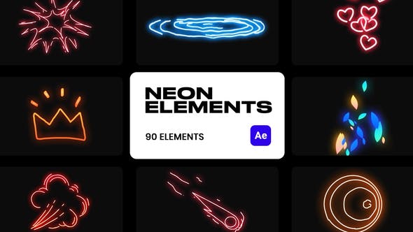 Neon VFX Elements - Download Videohive 36128171