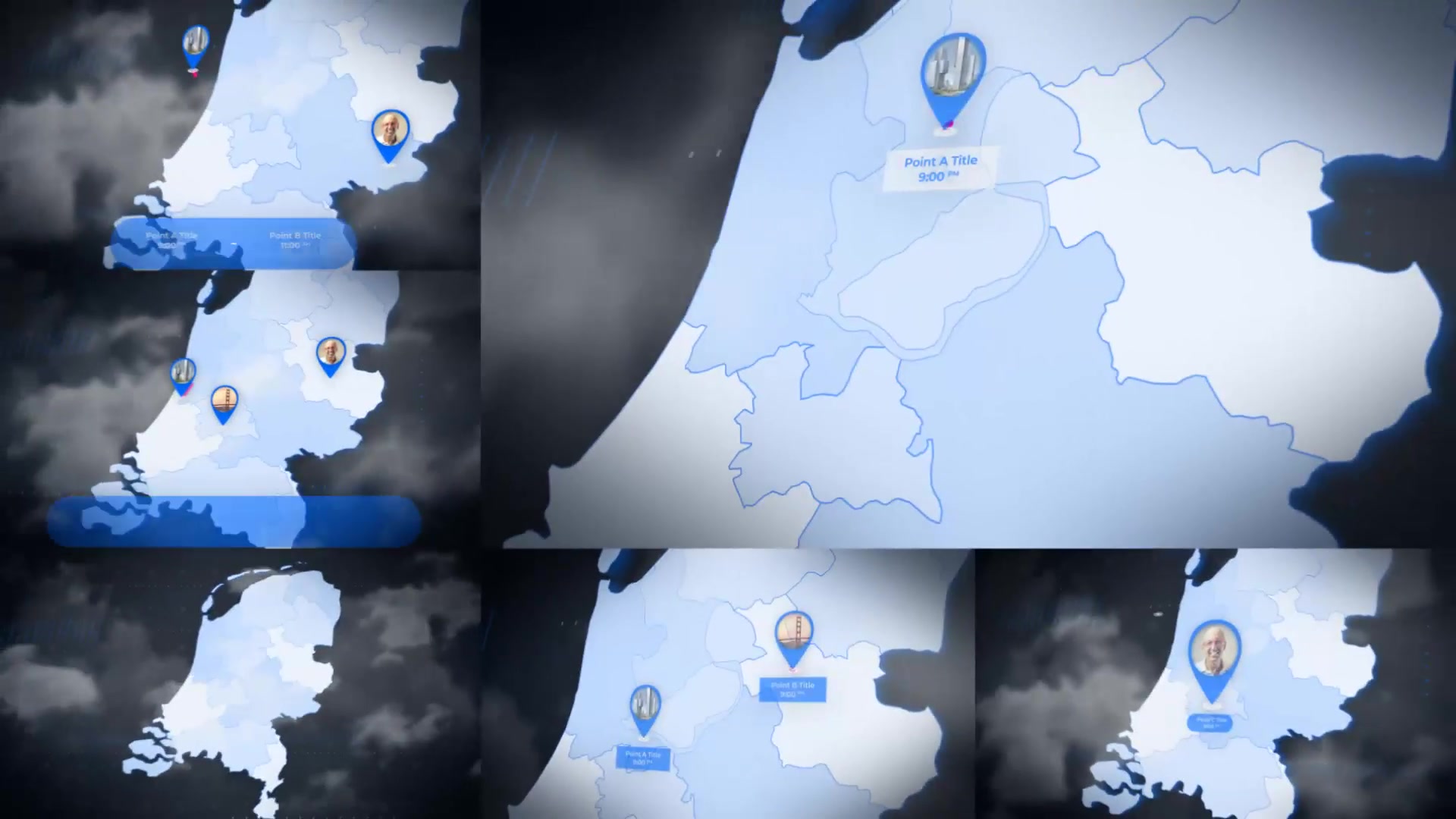 Netherlands Map Kit Kingdom of the Netherlands Map Videohive 24182673 After Effects Image 8