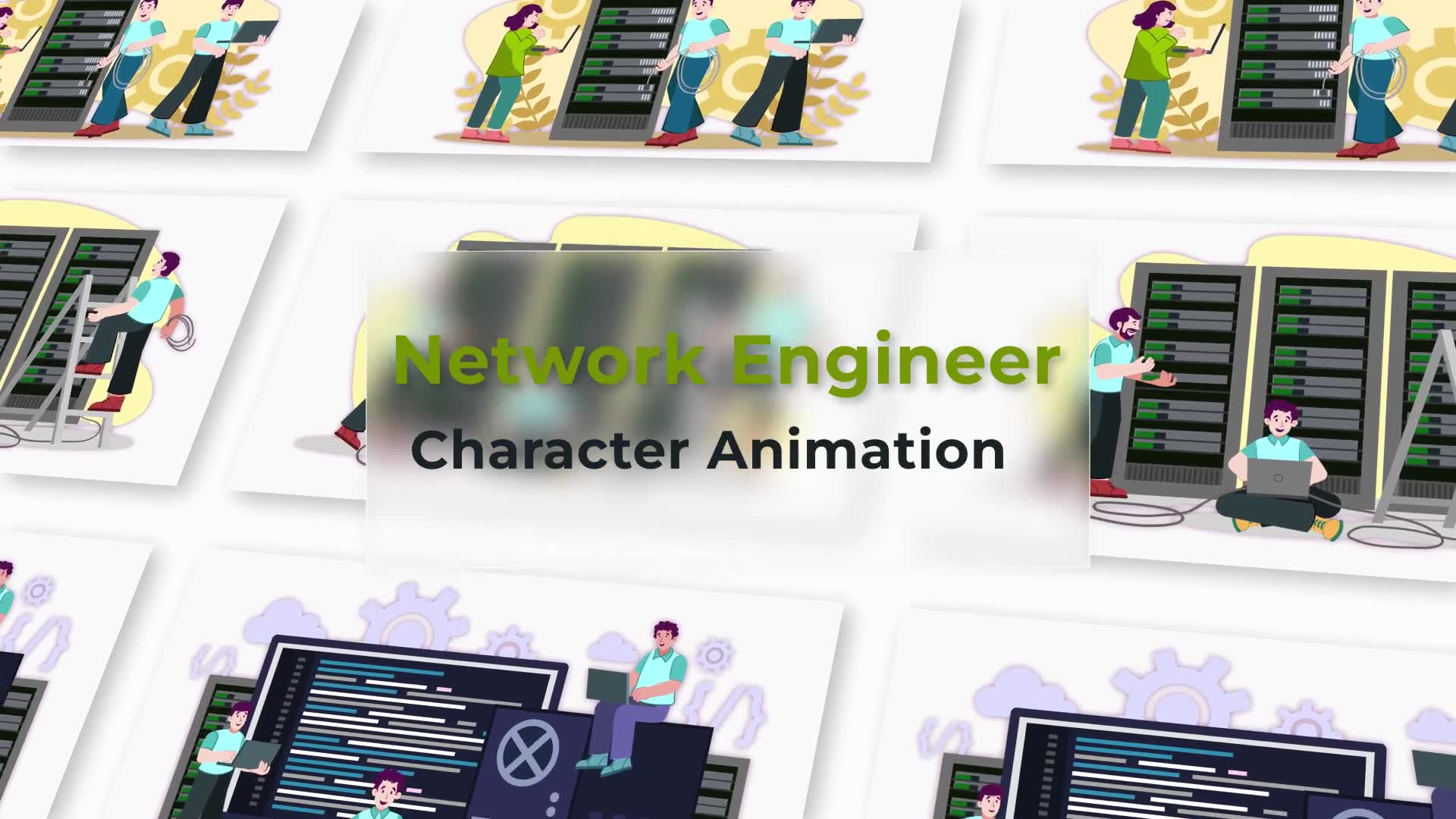 Network Engineer Explainer Animation Scene Videohive 38195761 After Effects Image 2