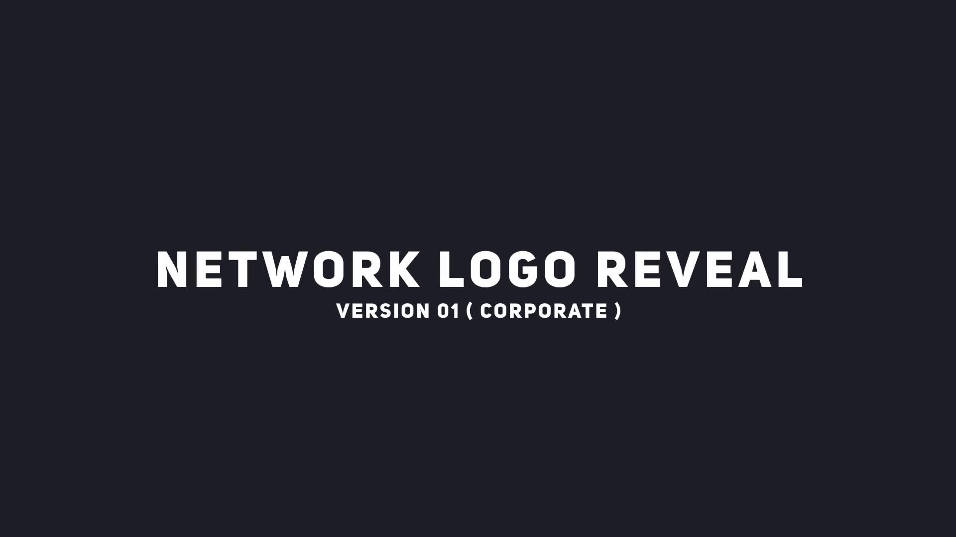 Network Logo Reveal - Download Videohive 12071017