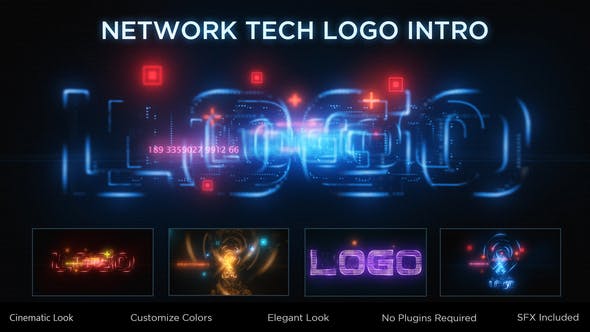 Network Tech Logo Reveal - 33907084 Videohive Download