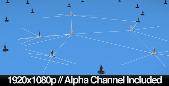 Networking to More and More People + Alpha Channel - Download Videohive 1960177