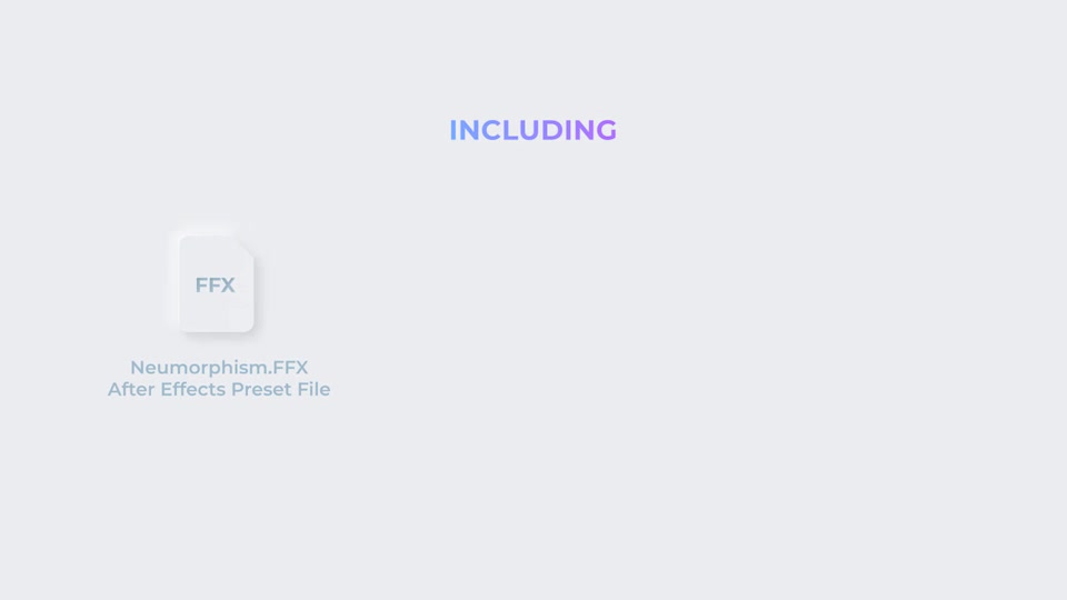 Neumorphism Preset + Soft UI Elements Videohive 27602648 After Effects Image 2