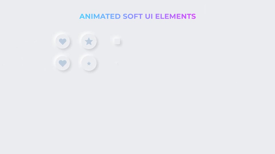 Neumorphism Preset + Soft UI Elements Videohive 27602648 After Effects Image 6