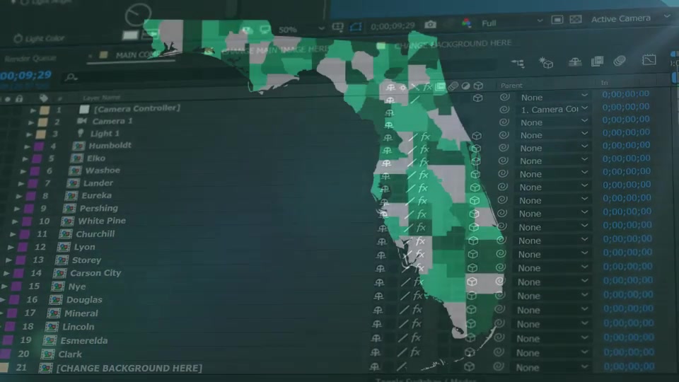 Nevada Map Kit - Download Videohive 20782827