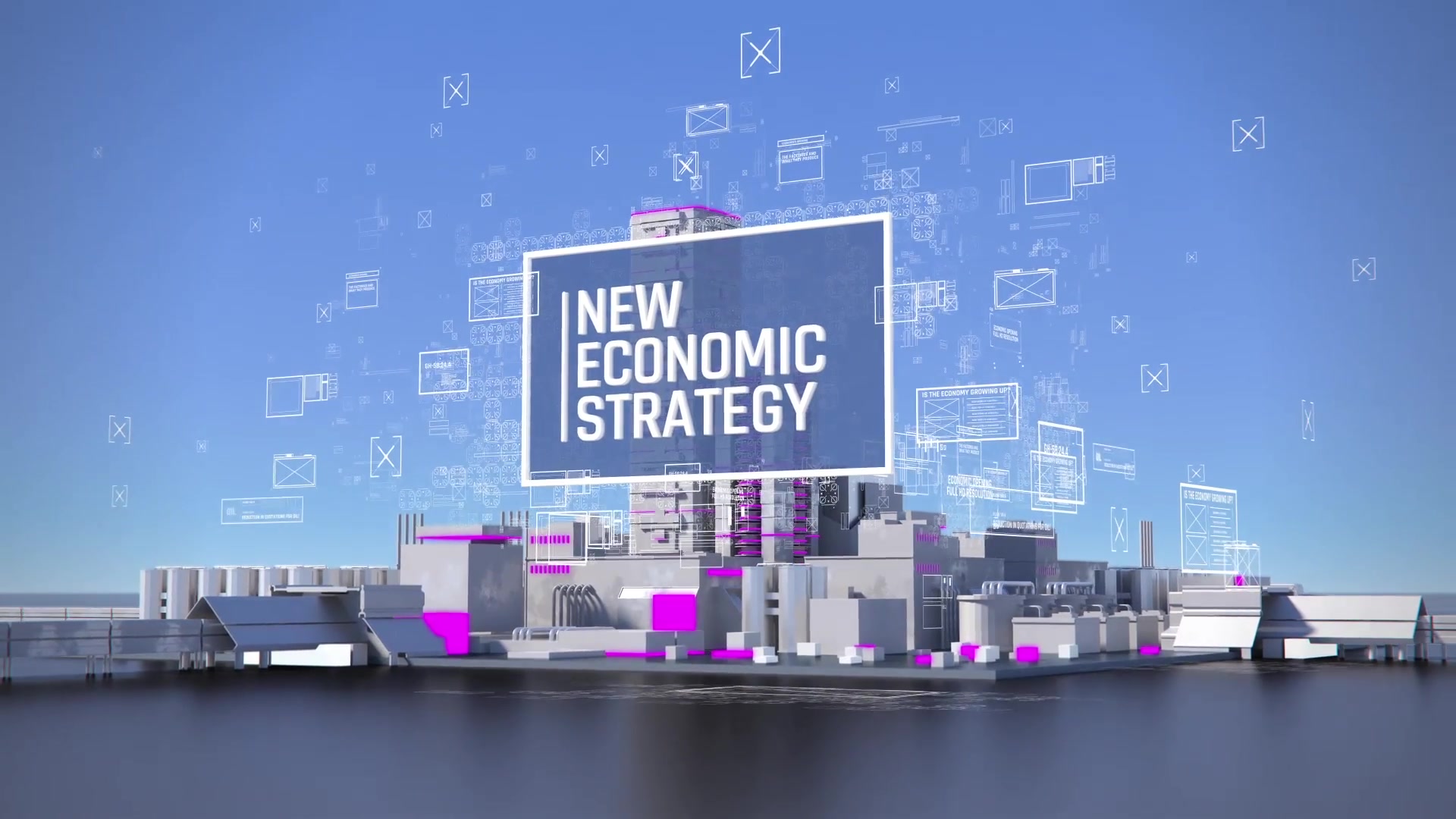 New Economic Strategy/ Business and Corporate Grow Intro/ HUD UI Breaking News/ Oil and Energy Ident Videohive 28467556 After Effects Image 6