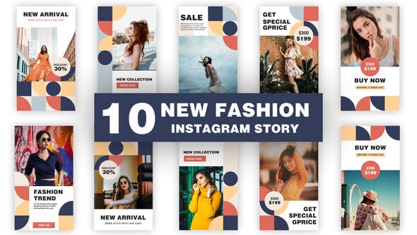 New Fashion Instagram stories - Download Videohive 33125293