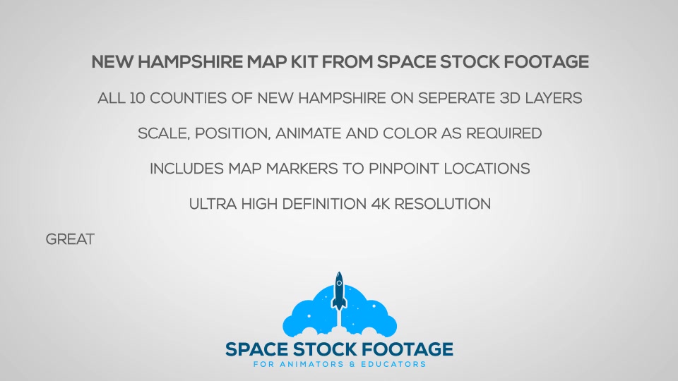 New Hampshire Map Kit - Download Videohive 20822489