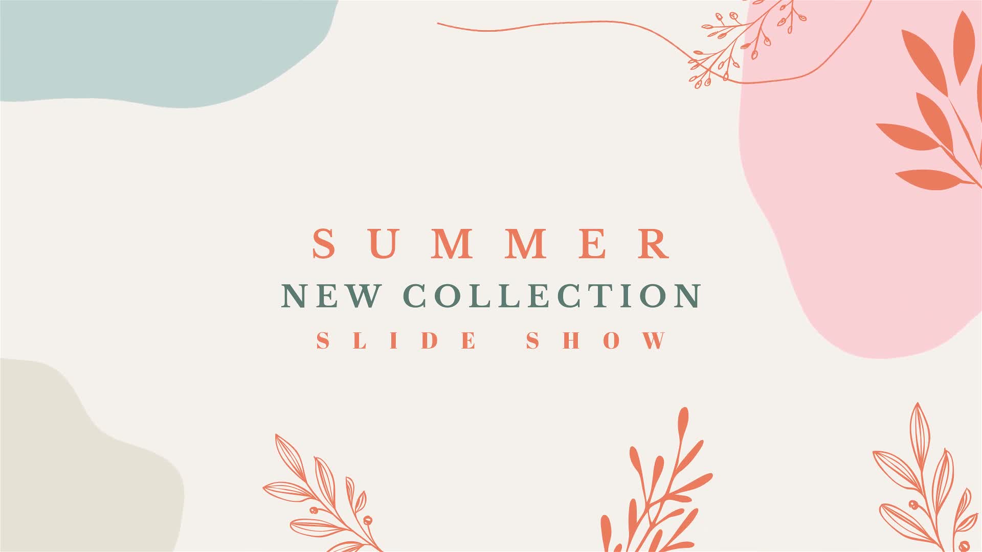 New Summer Collection Slideshow Videohive 34082714 After Effects Image 1
