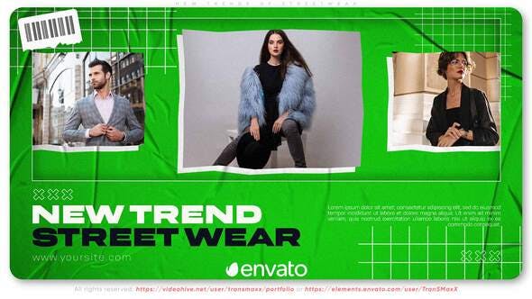 New Trends Of Streetwear - Videohive Download 33108783