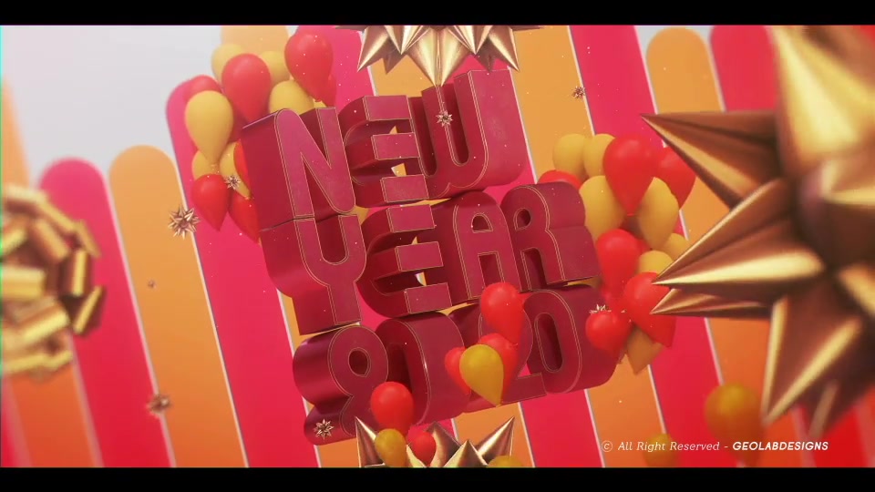 New Year 2020 Countdown l New Year Celebration Template Videohive 25356232 After Effects Image 7