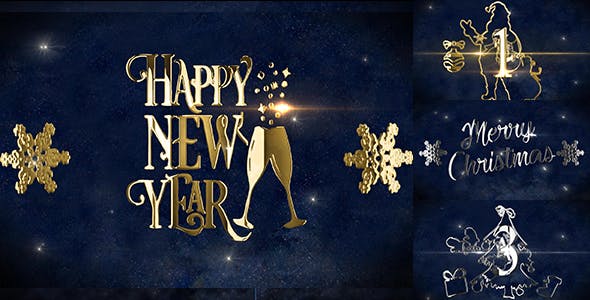 New Year and Christmas Countdown - Videohive 21023728 Download