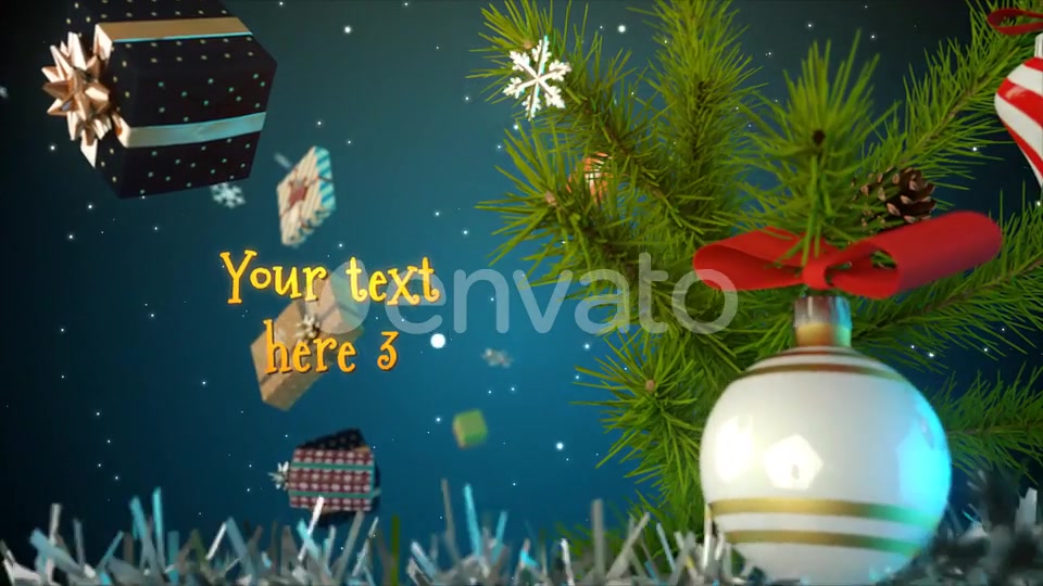 New Year card 3D 2 Videohive 29345879 After Effects Image 5