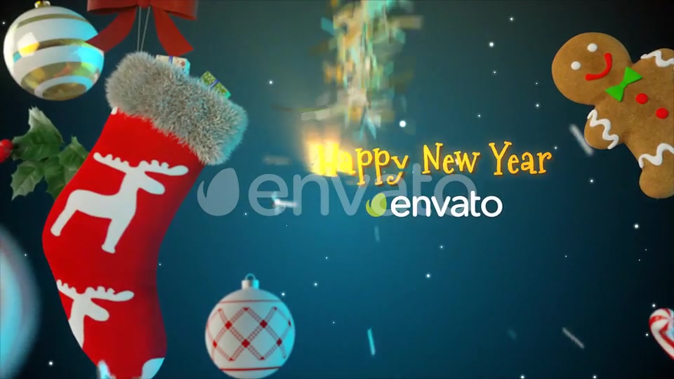New Year card 3D 2 Videohive 29345879 After Effects Image 9
