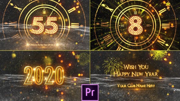 New Year Countdown 2020 Premiere Pro - 25213123 Videohive Download