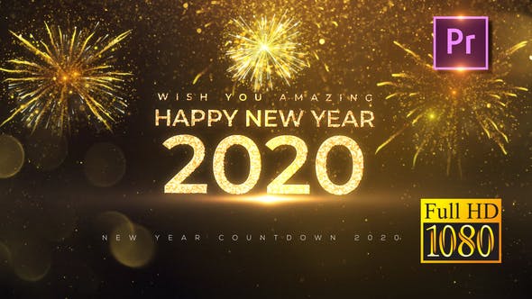 New Year Countdown 2020 Premiere PRO - Videohive Download 25144021